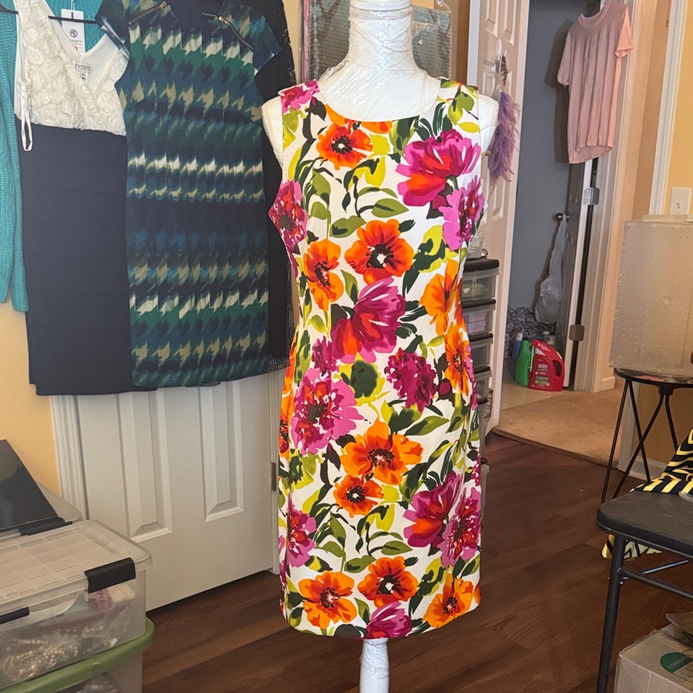 Ronni Nicole Vibrant Floral Mini Dress